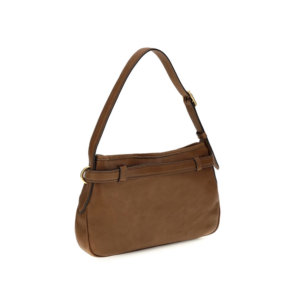 Brown Calf Leather Bos Taurus Shoulder Bag