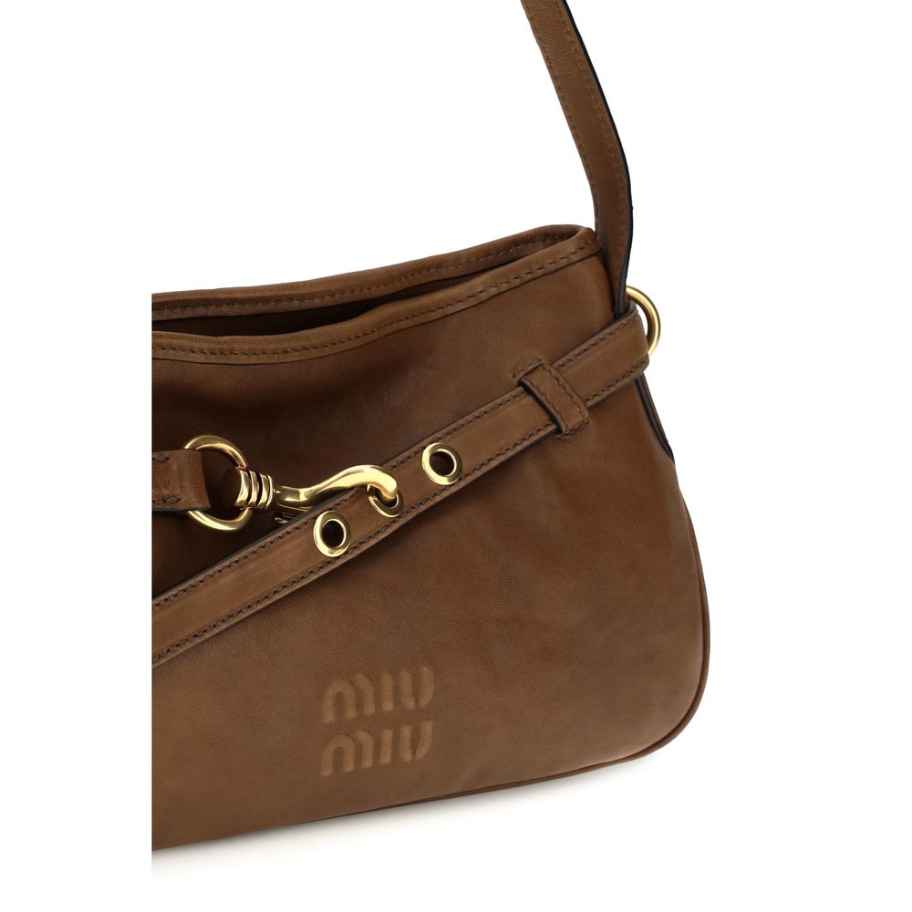 Brown Calf Leather Bos Taurus Shoulder Bag