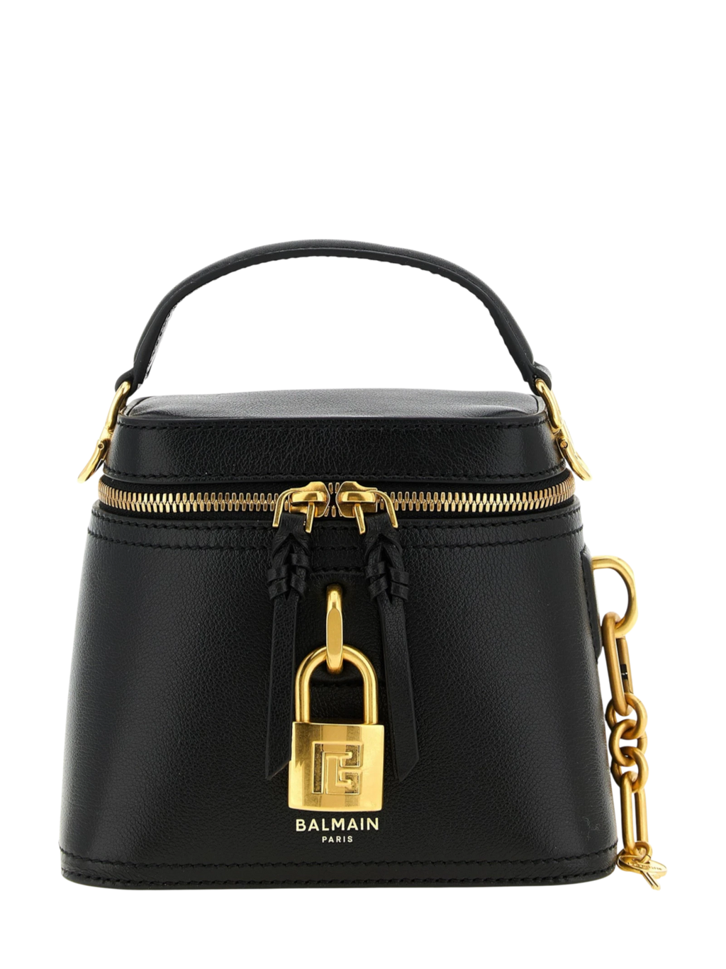 Black Buffalo Leather Handbag