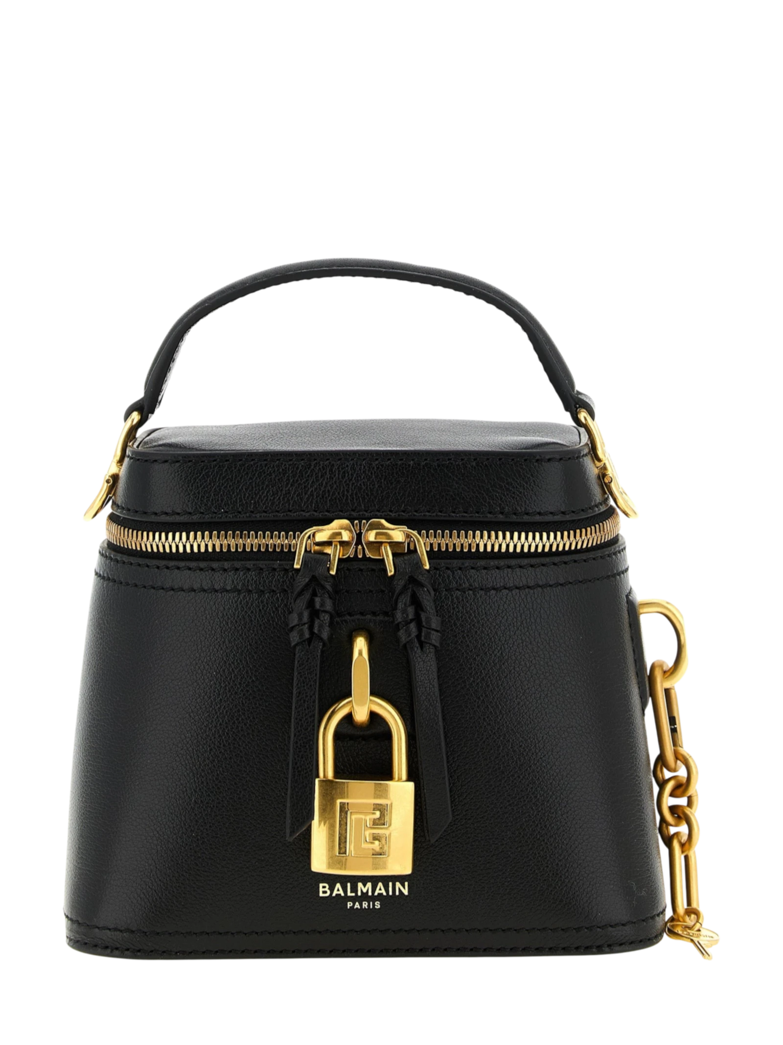 Black Buffalo Leather Handbag