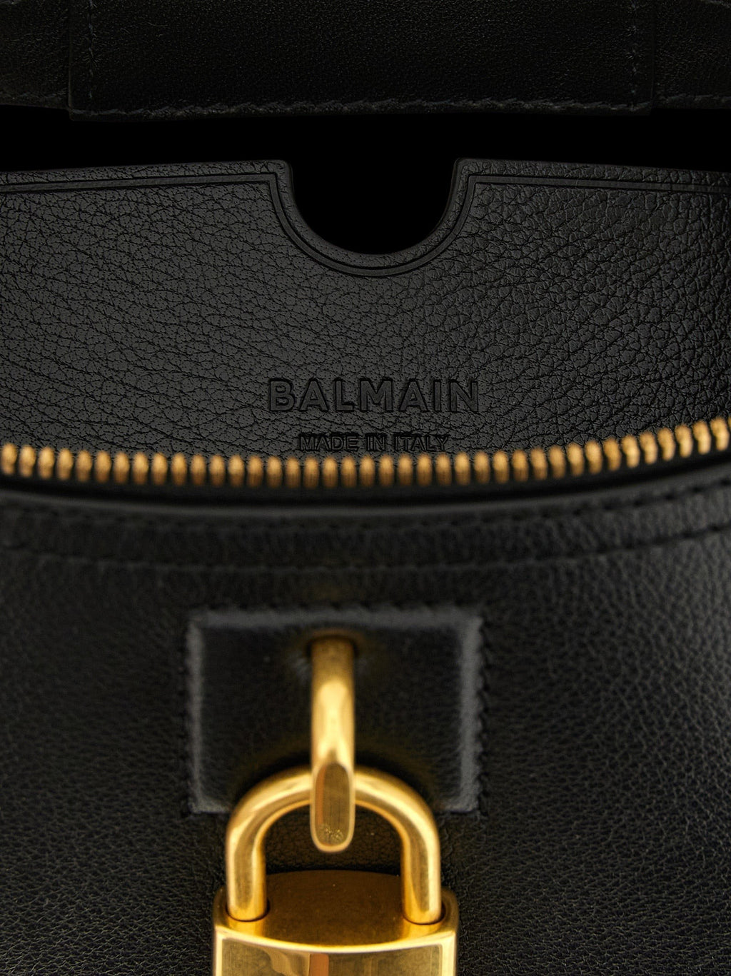 Black Buffalo Leather Handbag