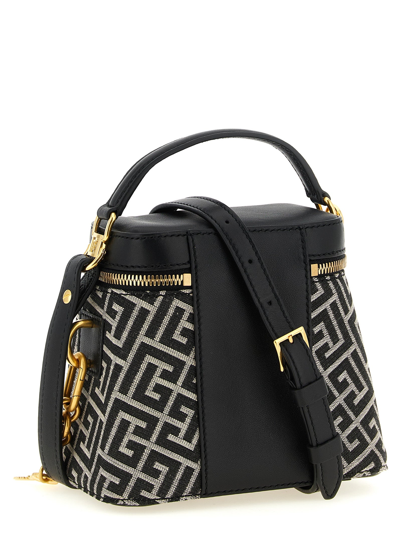 Balmain Bicolor Polyester Handbag