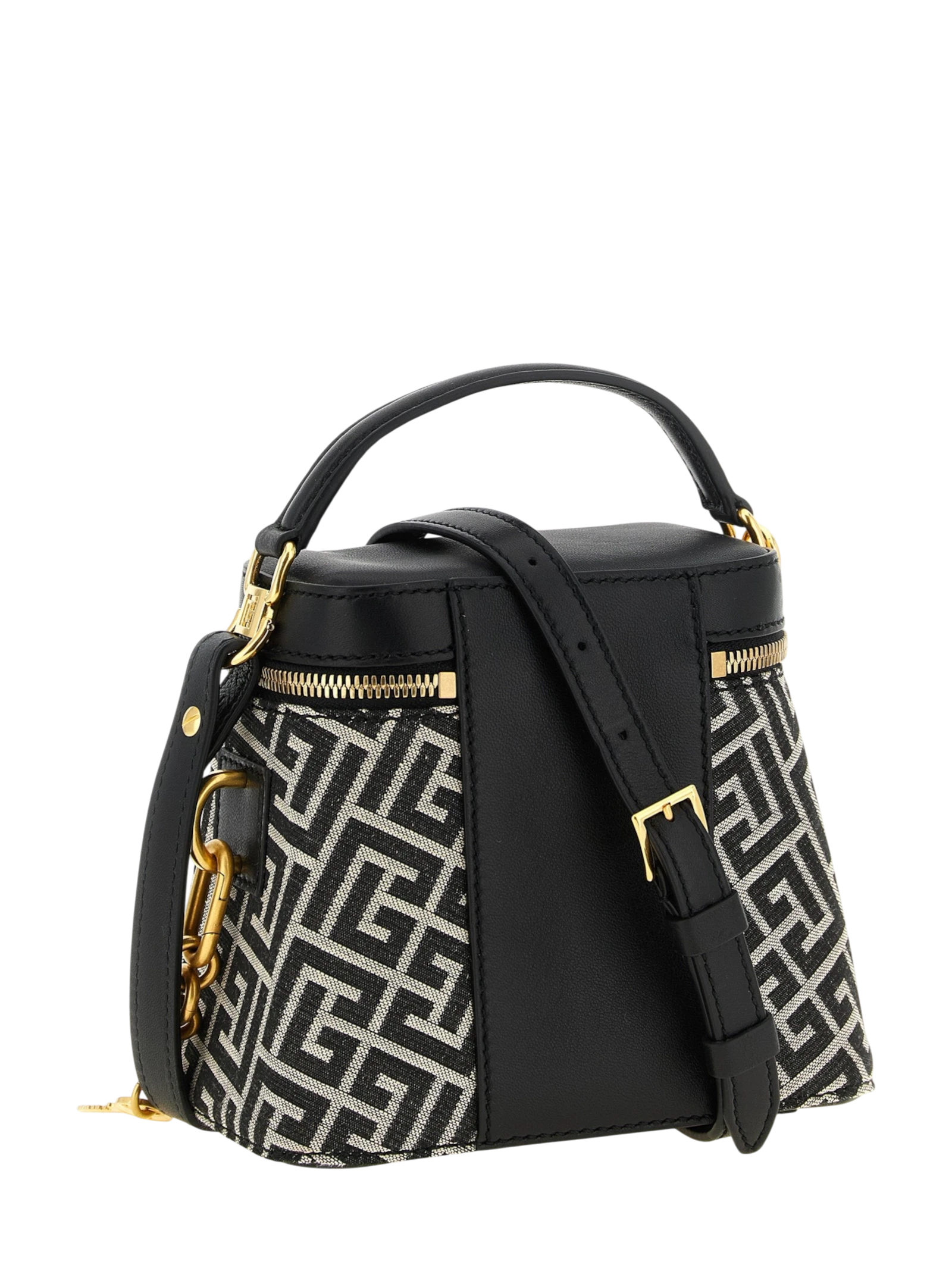 Bicolor Polyester Handbag