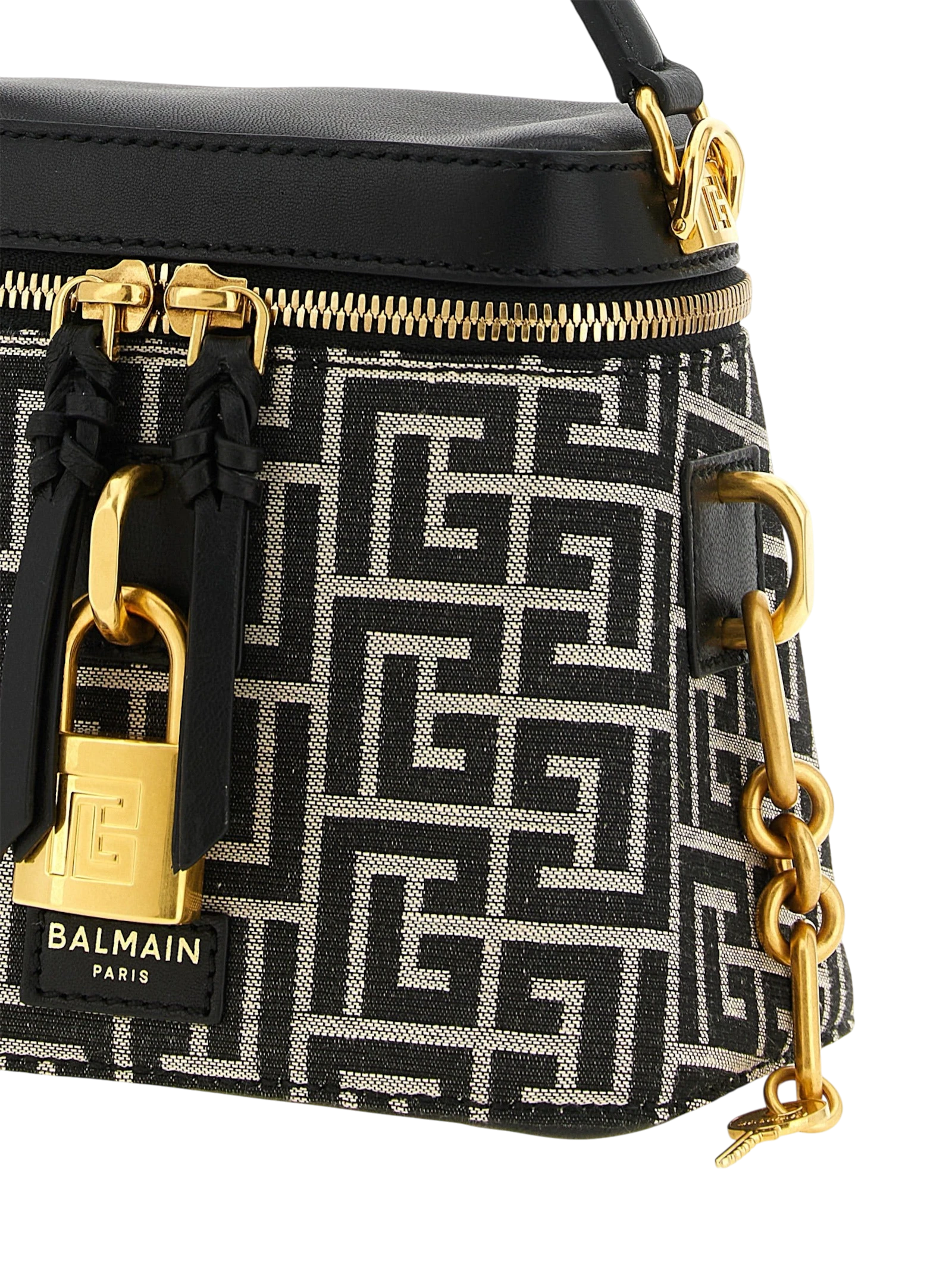 Bicolor Polyester Handbag