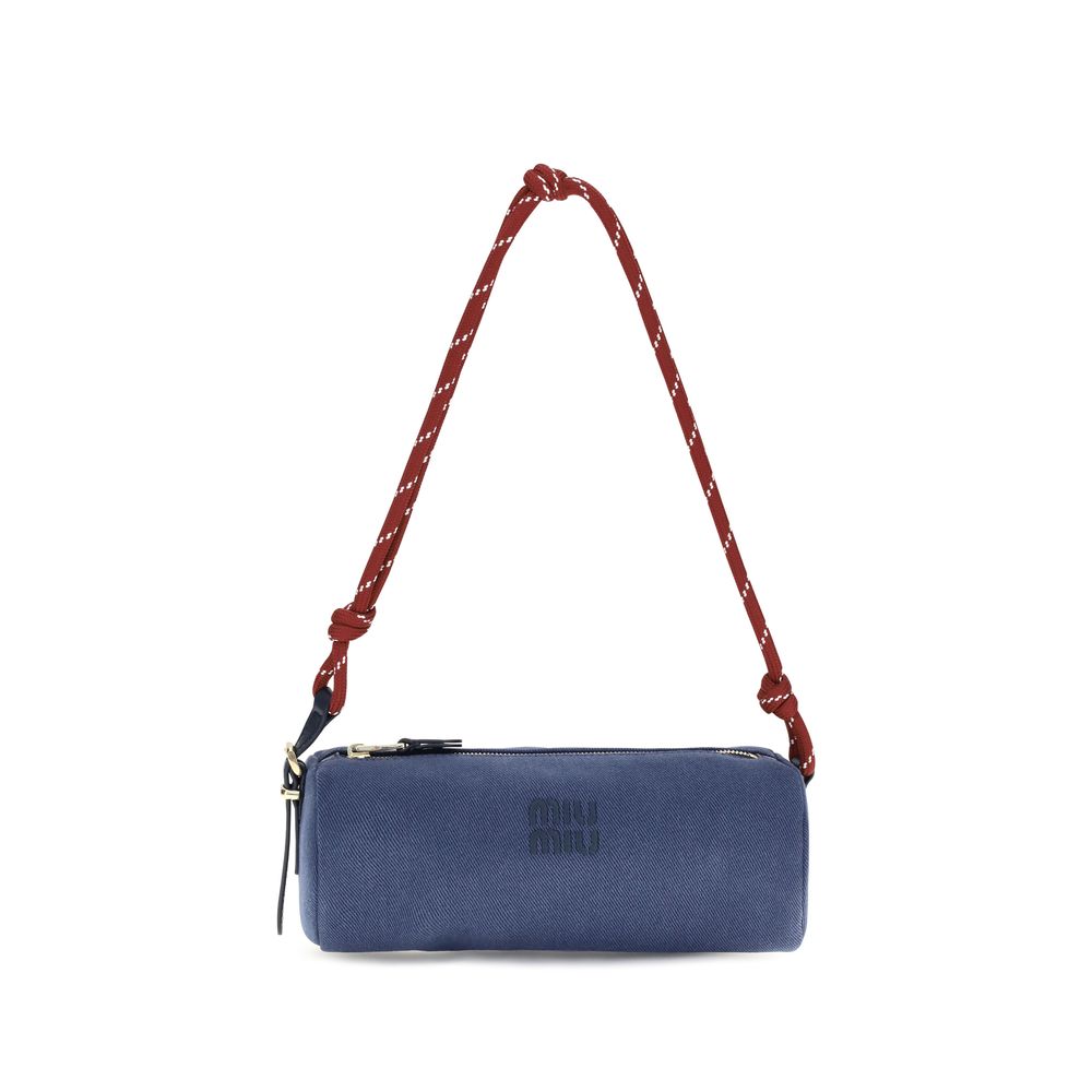 Blue Cotton Shoulder Bag