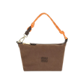 Brown Cotton Shoulder Bag