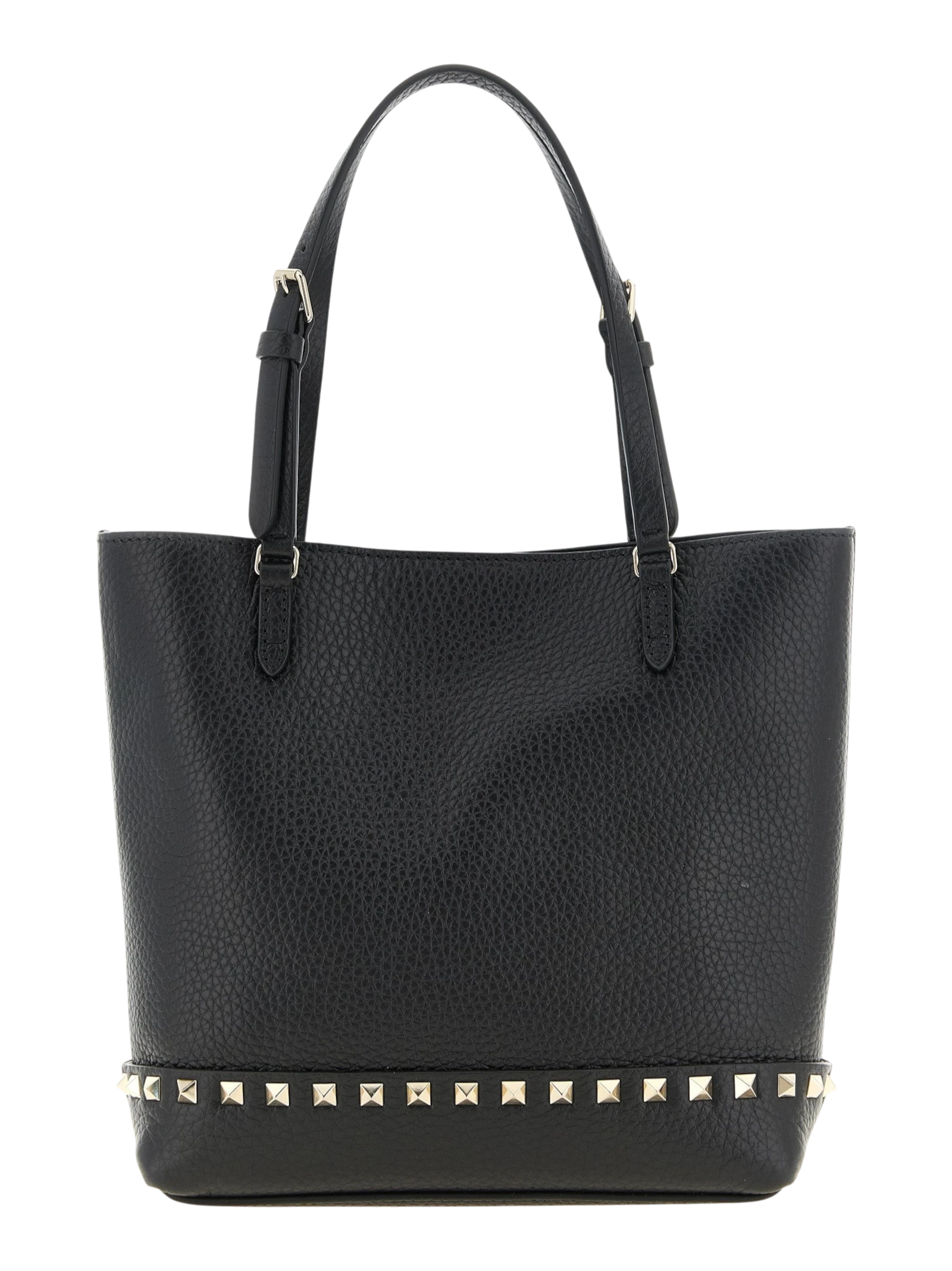 Black Calfskin Shoulder Bag