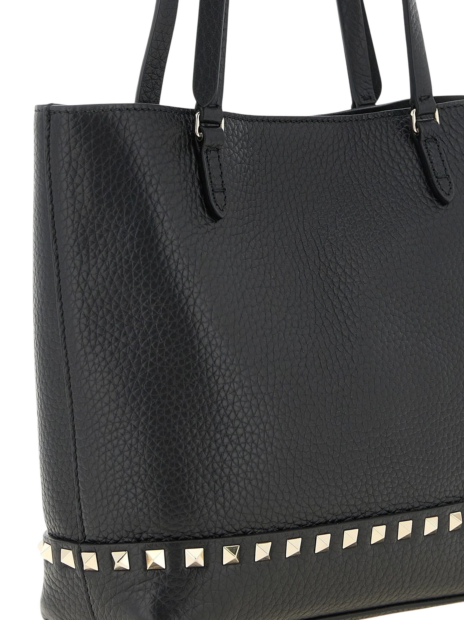Black Calfskin Shoulder Bag