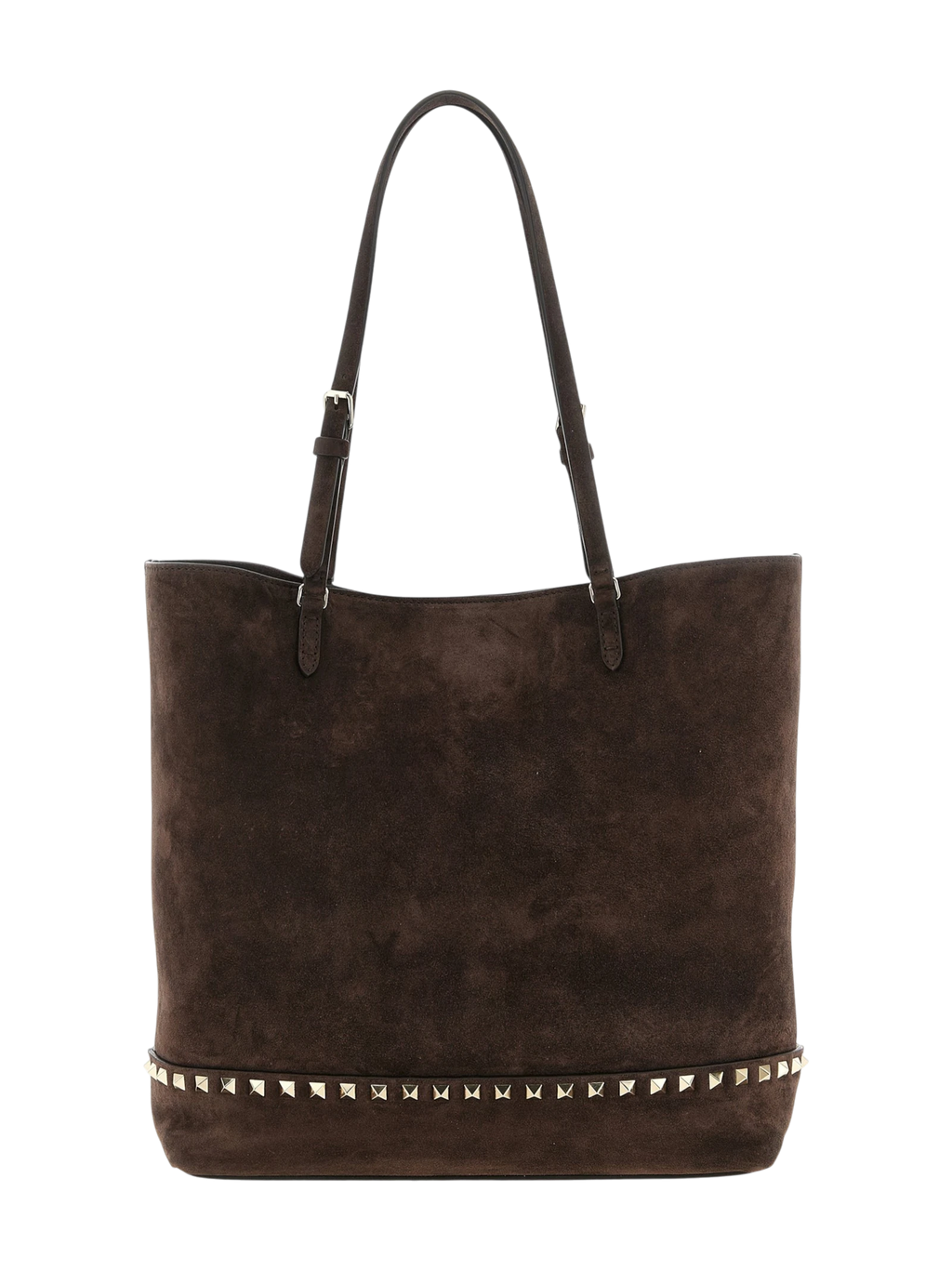 Brown Calfskin Shoulder Bag