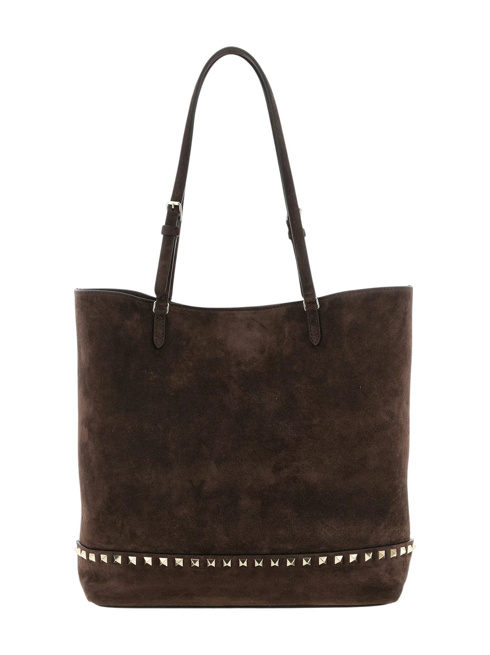 Brown Calfskin Shoulder Bag