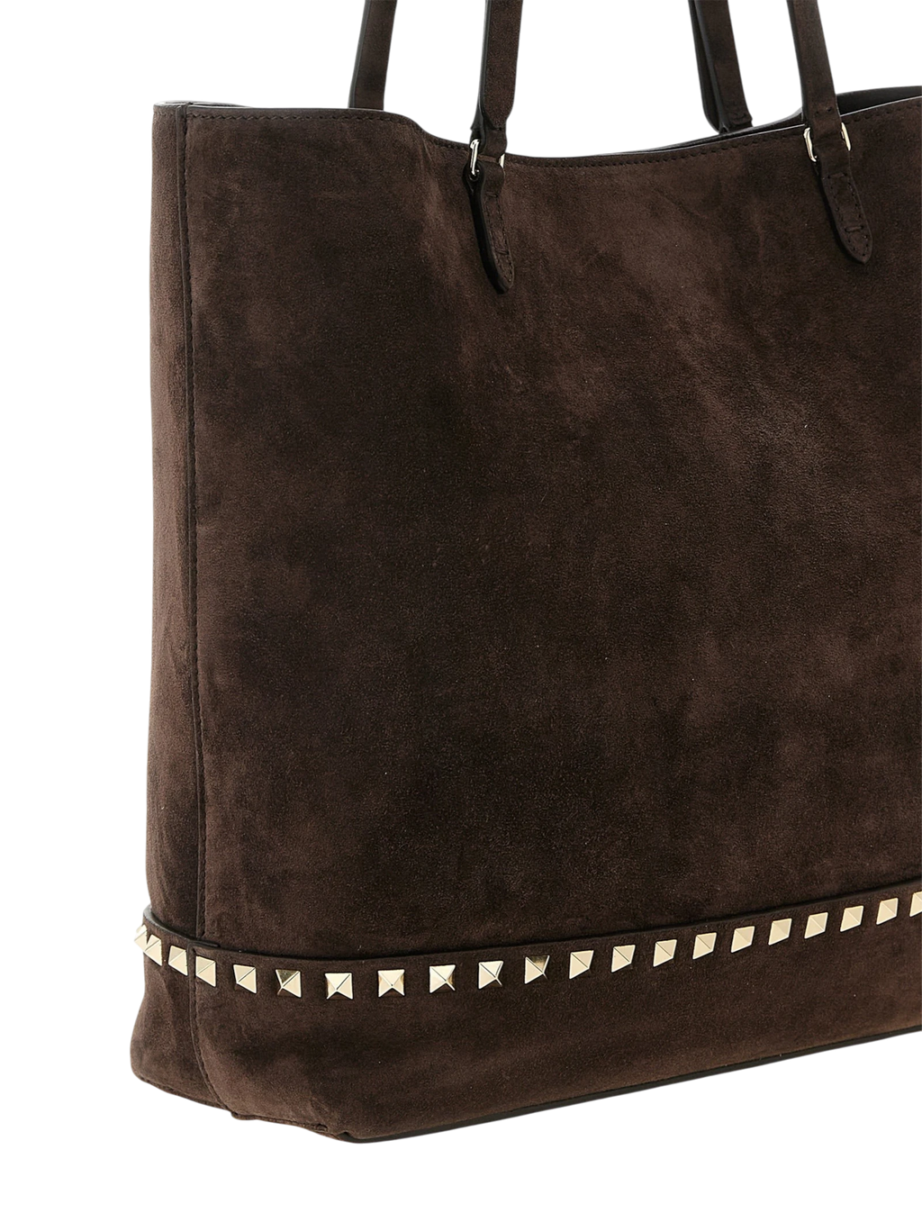 Brown Calfskin Shoulder Bag
