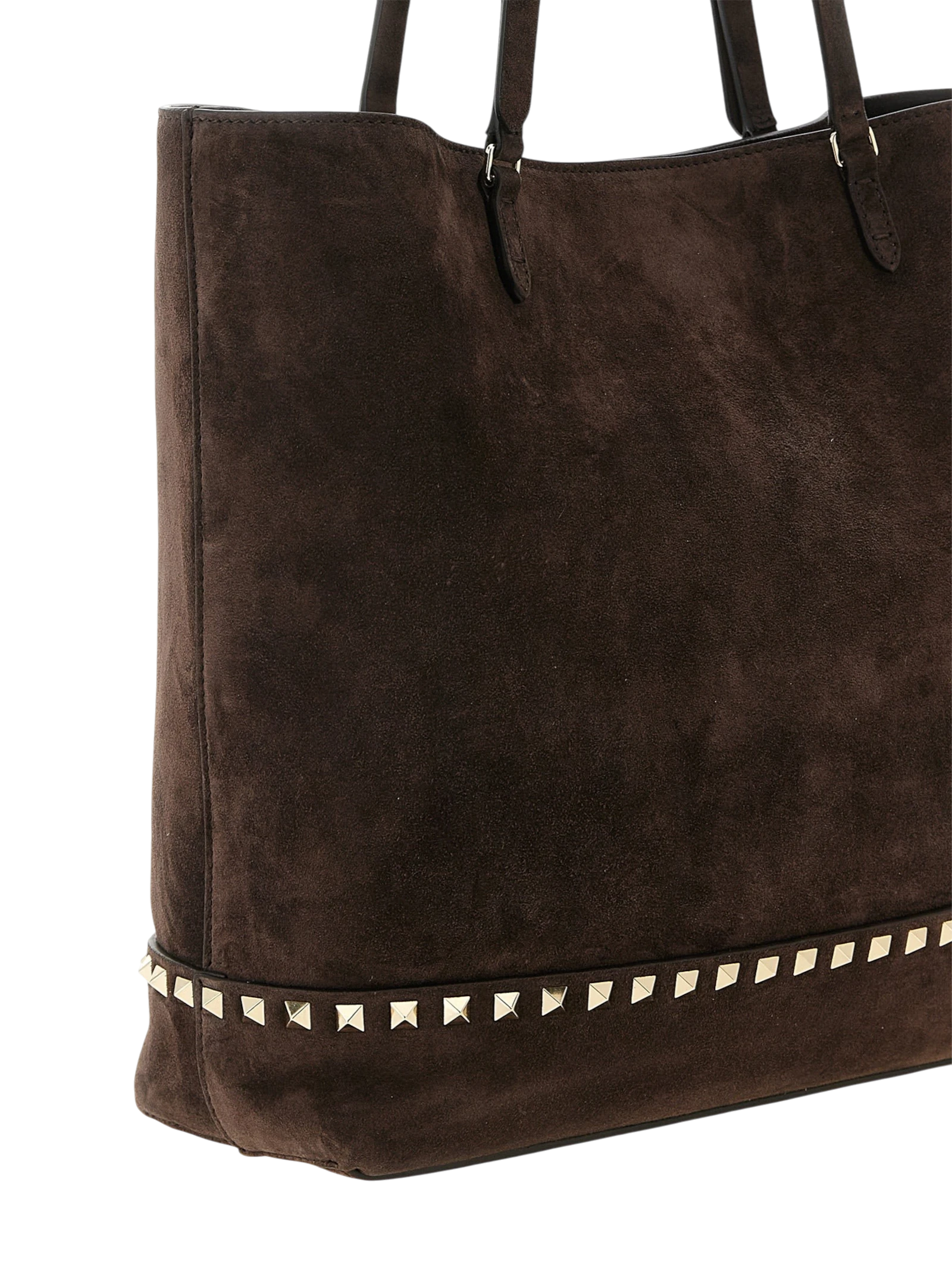 Brown Calfskin Shoulder Bag