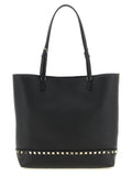Black Calfskin Shoulder Bag