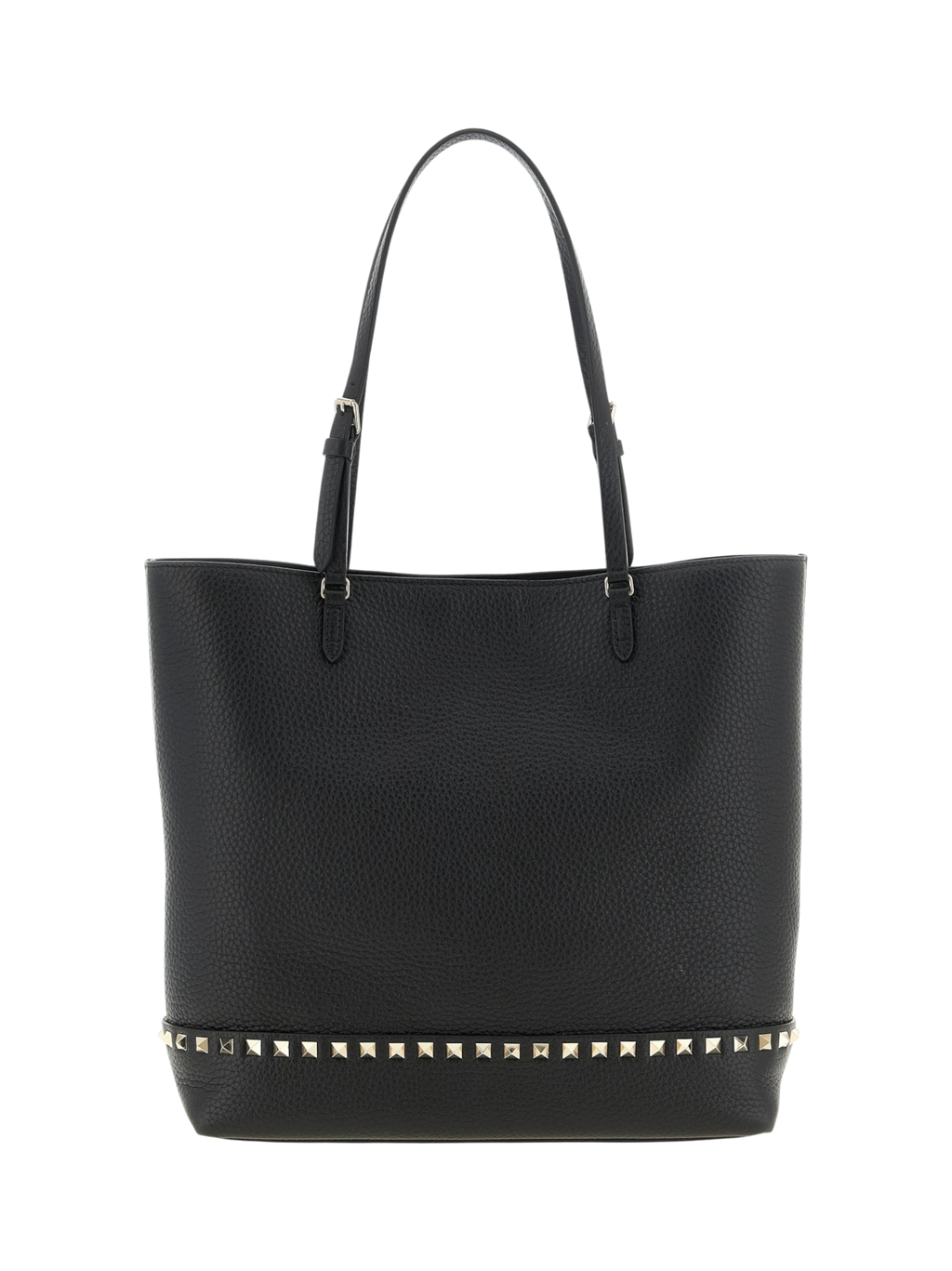 Black Calfskin Shoulder Bag