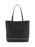 Black Calfskin Shoulder Bag