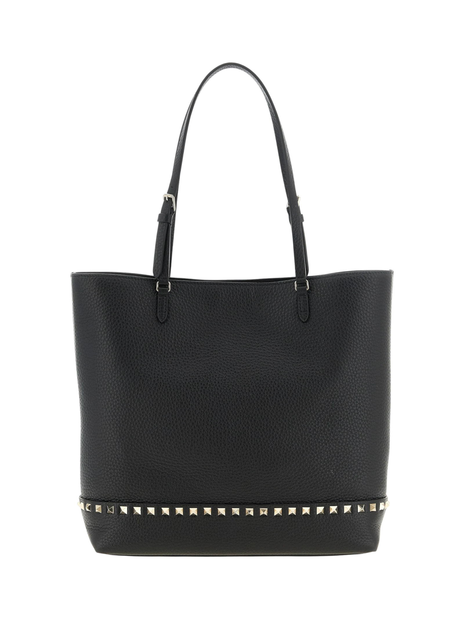 Black Calfskin Shoulder Bag