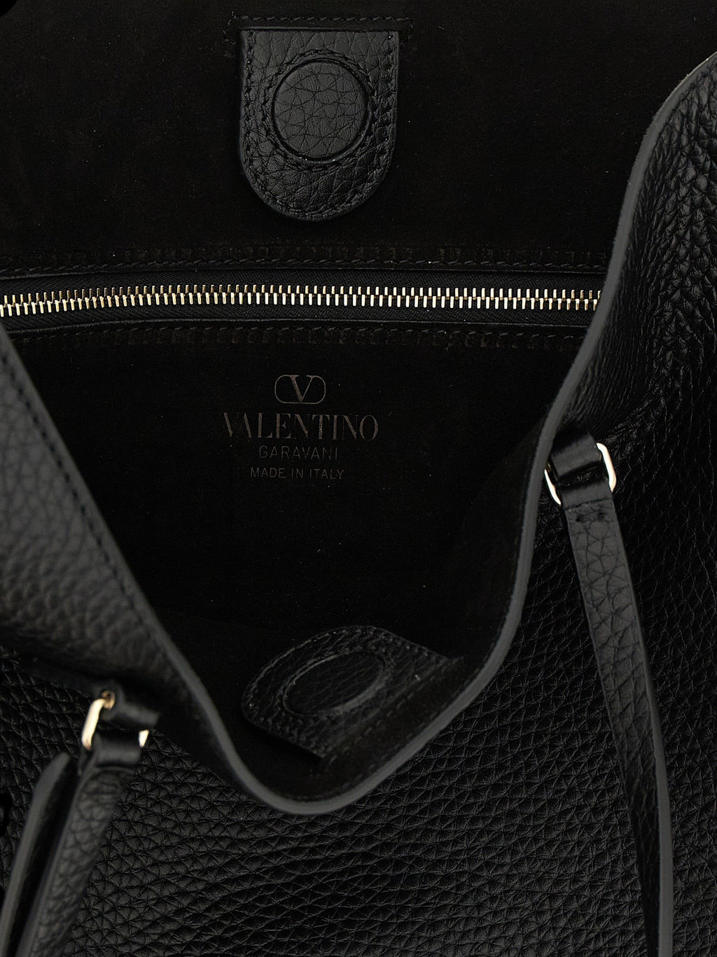 Black Calfskin Shoulder Bag