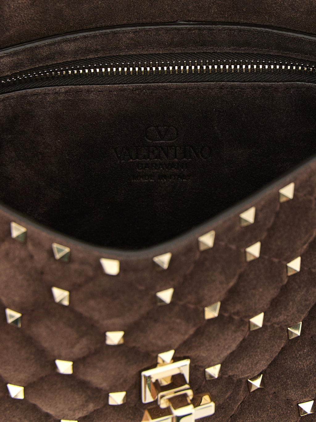 Brown Calfskin Crossbody Bag