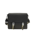 Black Calf Leather Bos Taurus Shoulder Bag