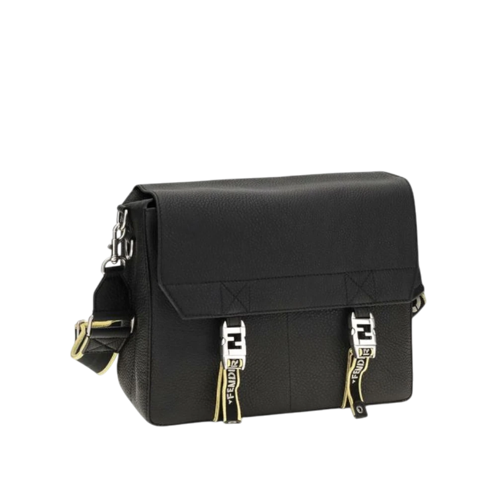 Black Calf Leather Bos Taurus Shoulder Bag