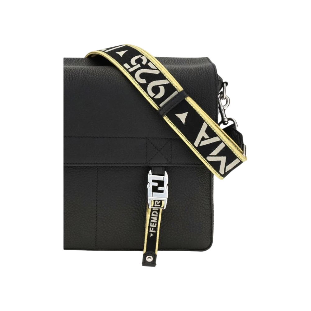 Black Calf Leather Bos Taurus Shoulder Bag