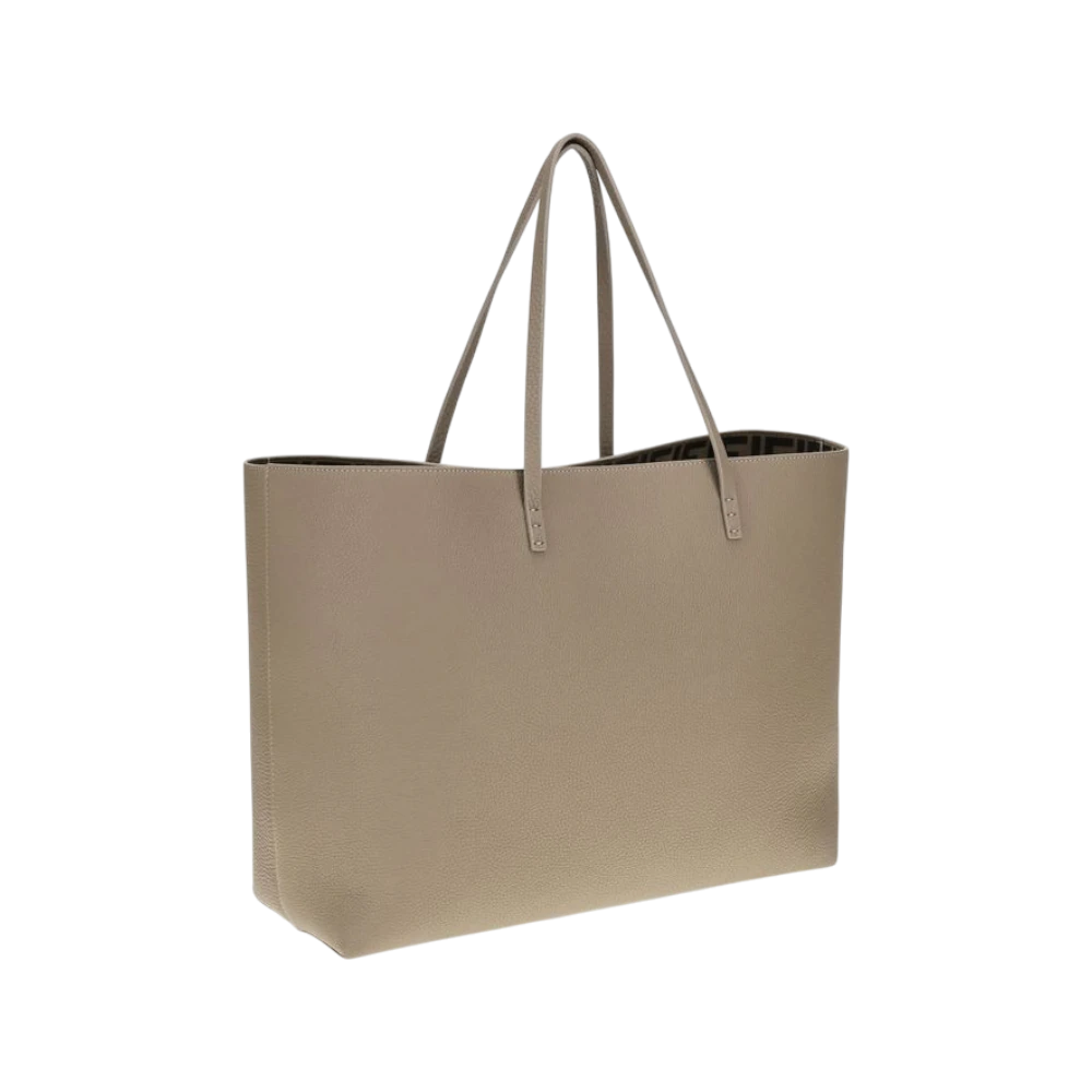 Beige Calf Leather Bos Taurus Shoulder Bag