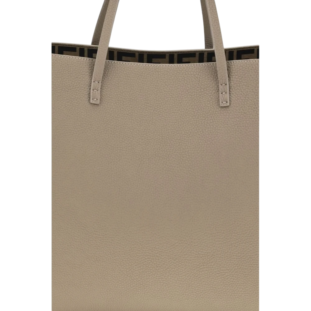 Beige Calf Leather Bos Taurus Shoulder Bag
