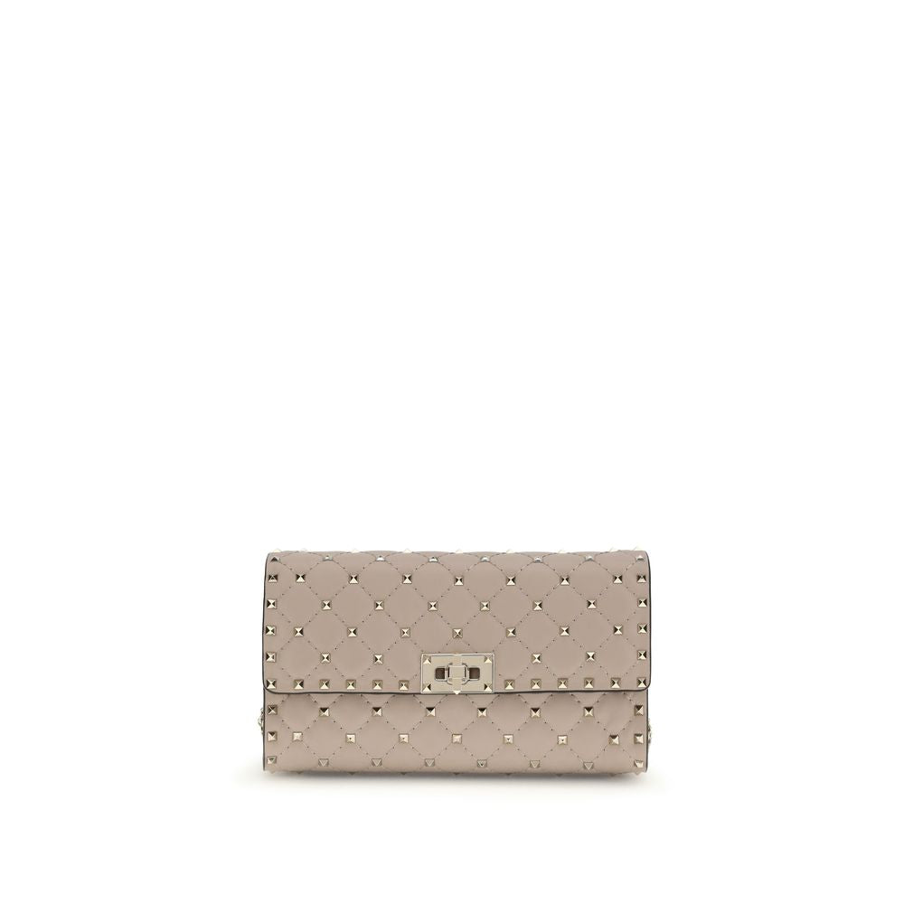 Beige Calf Leather Bos Taurus Shoulder Bag