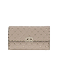Beige Calf Leather Bos Taurus Shoulder Bag