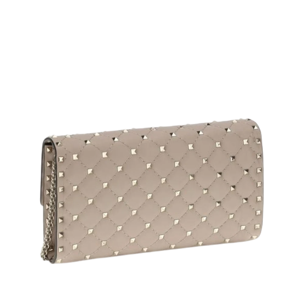 Beige Calf Leather Bos Taurus Shoulder Bag