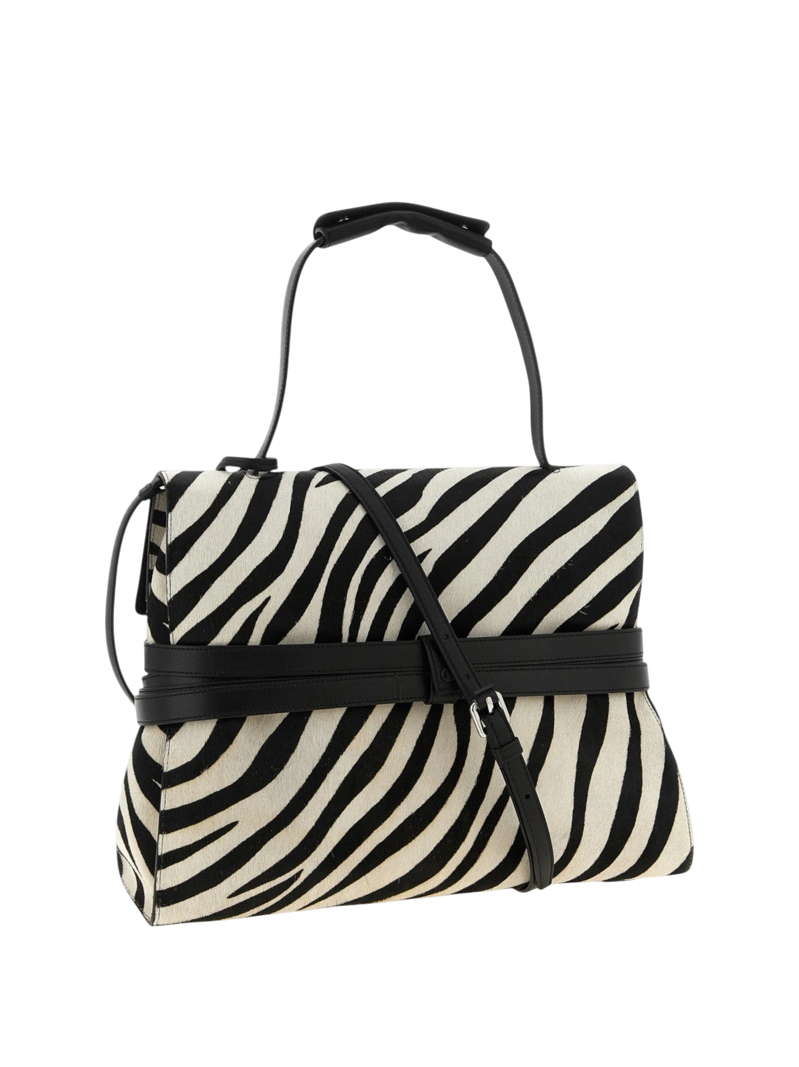 Bicolor Calfskin Handbag