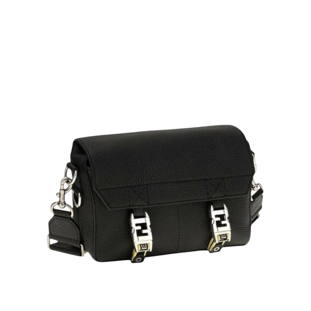 Black Calf Leather Bos Taurus Shoulder Bag