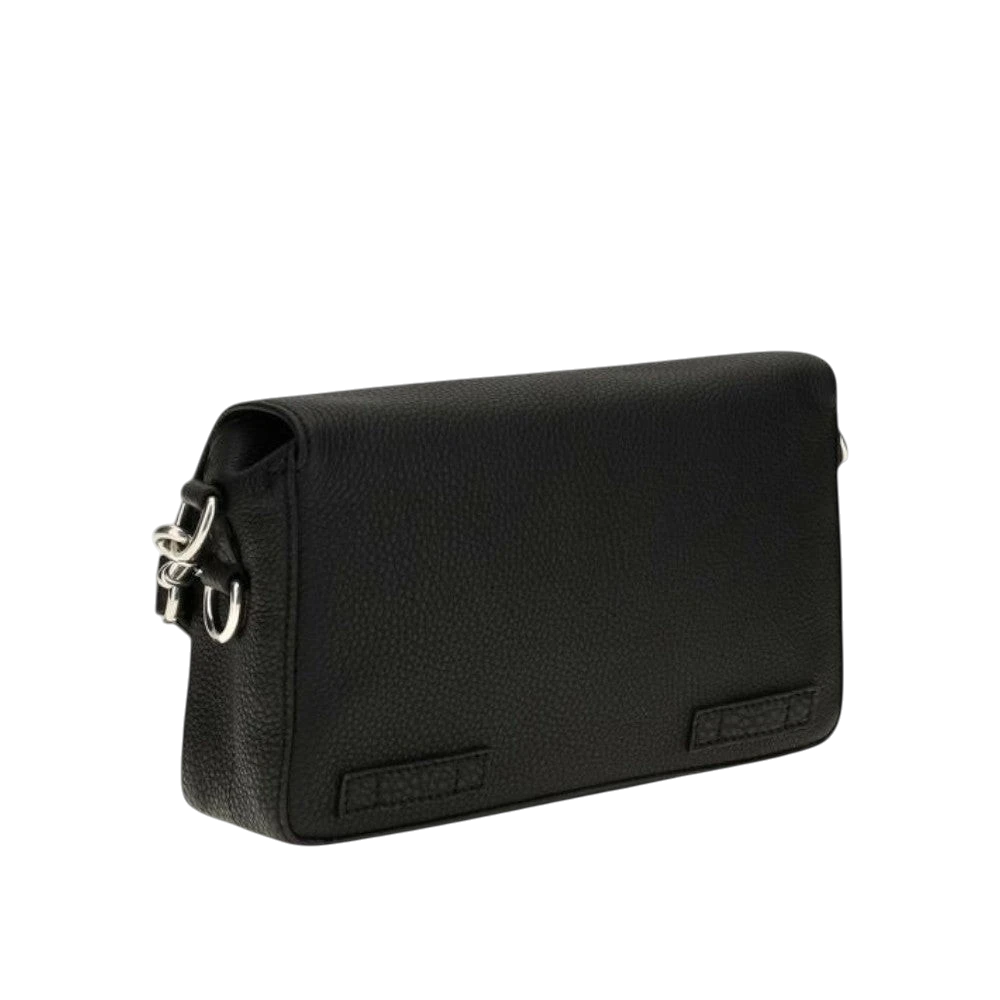 Black Calf Leather Bos Taurus Shoulder Bag