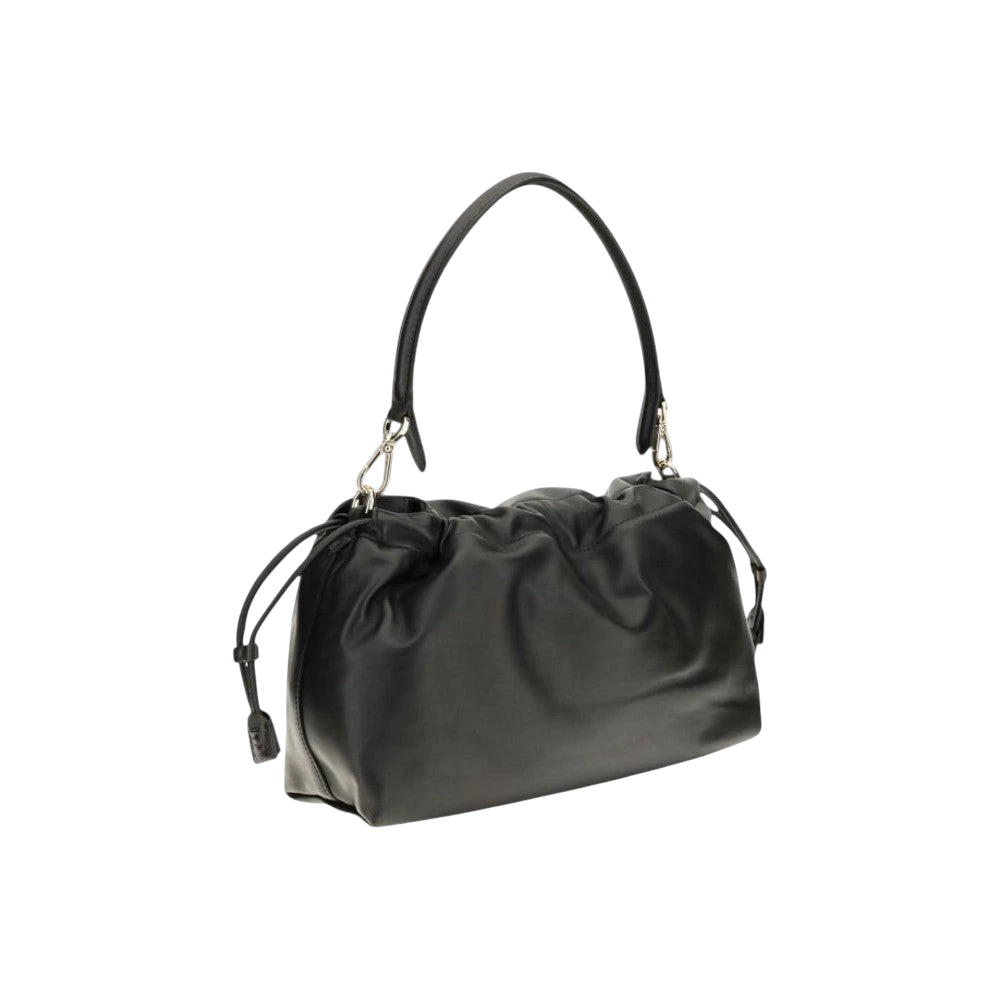 Black Calf Leather Bos Taurus Shoulder Bag