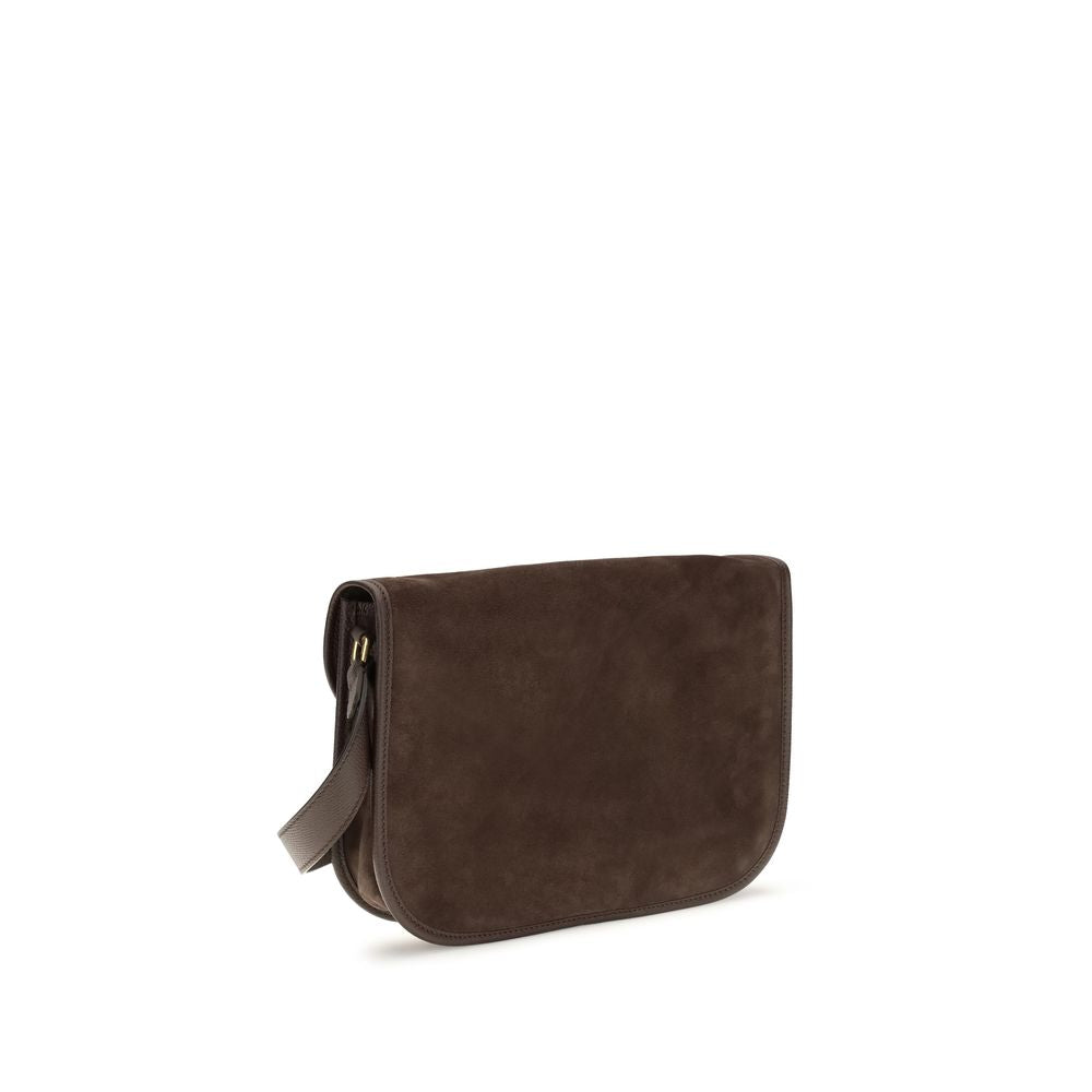 Brown Calf Leather Bos Taurus Shoulder Bag
