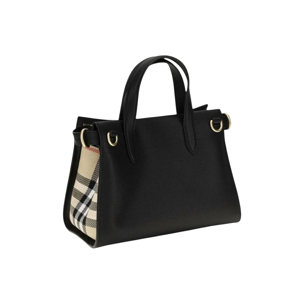 Black Cotton Handbag