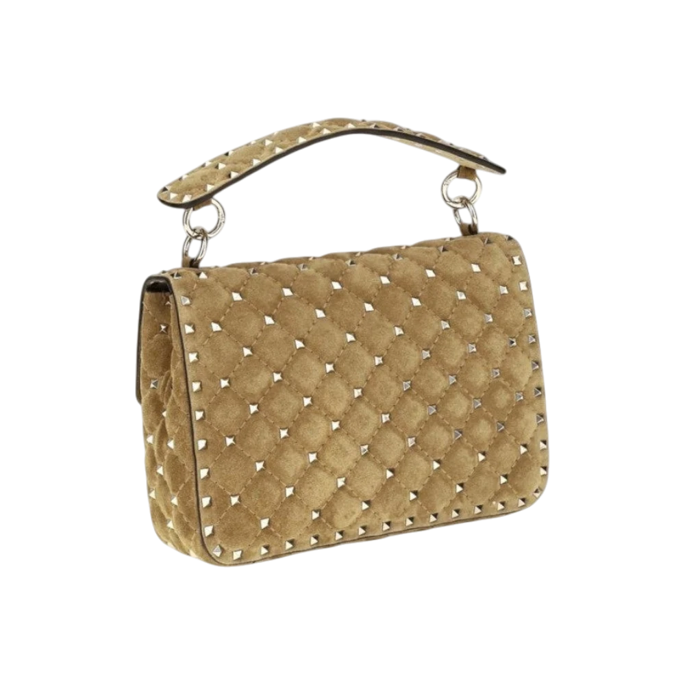 Beige Calf Leather Bos Taurus Handbag