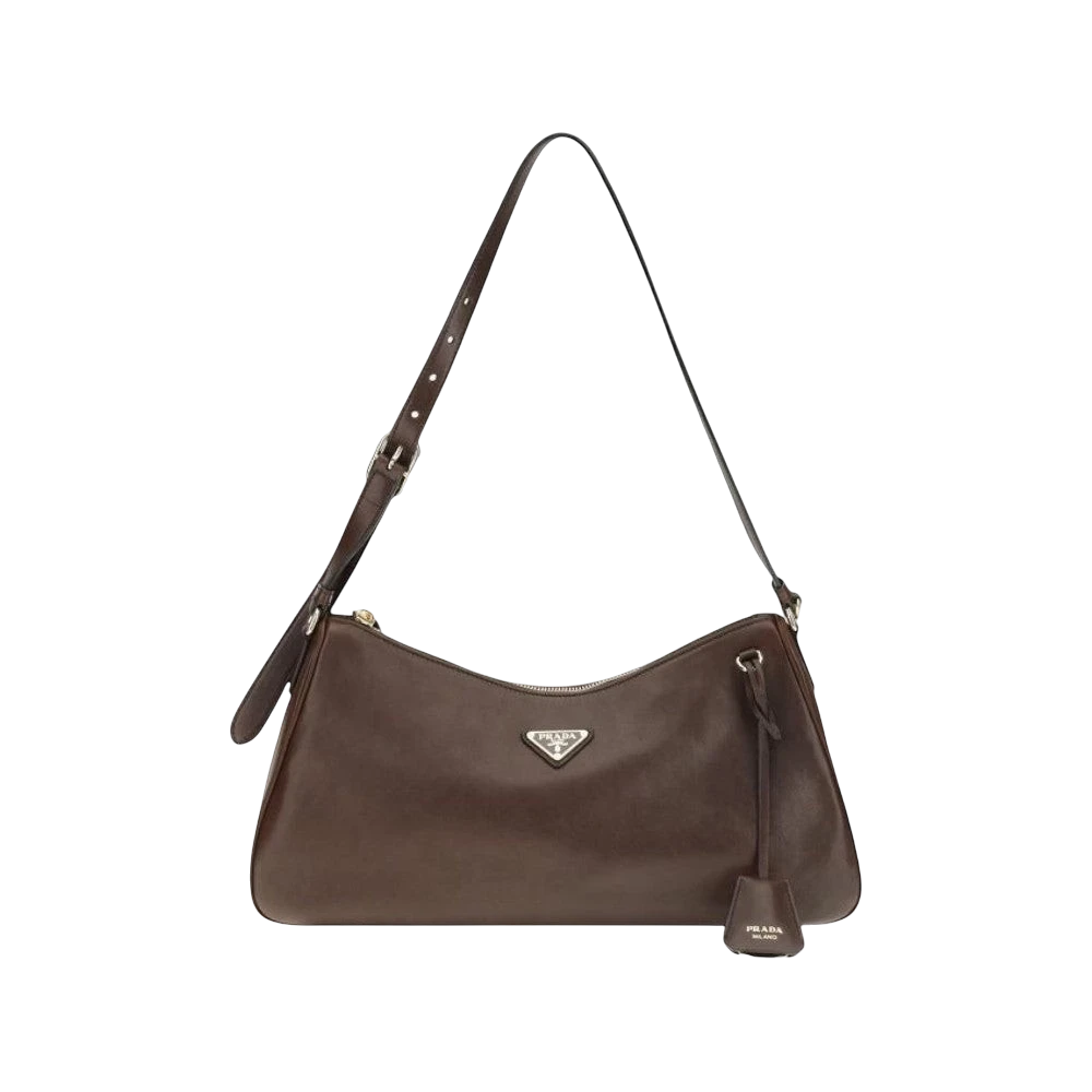 Brown Calf Leather Bos Taurus Shoulder Bag