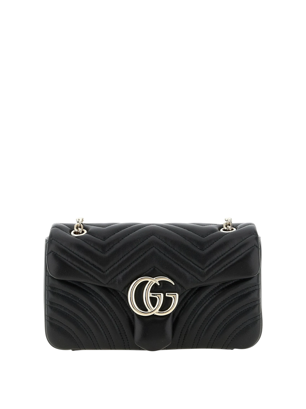 Black Lamb Leather Shoulder Bag