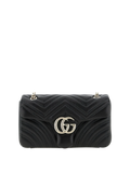 Black Lamb Leather Shoulder Bag
