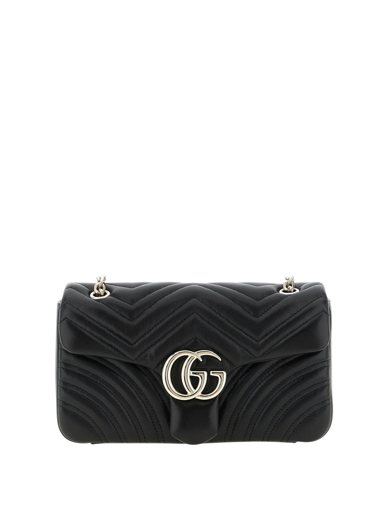 Black Lamb Leather Shoulder Bag