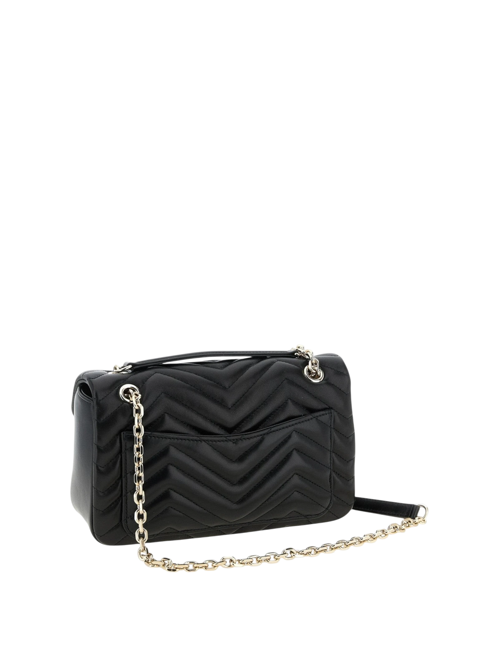 Black Lamb Leather Shoulder Bag