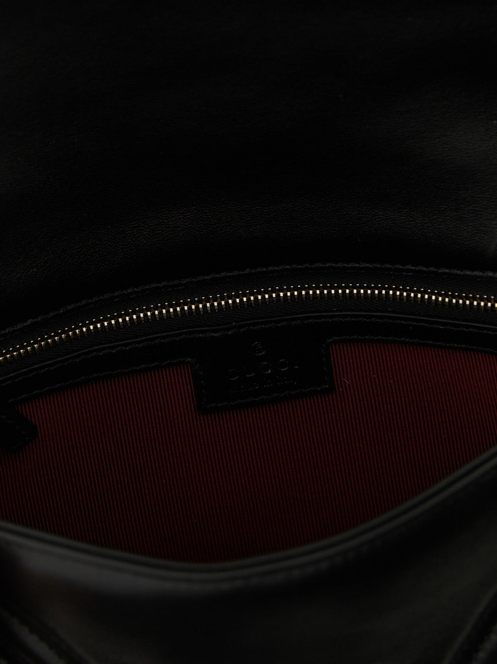 Black Lamb Leather Shoulder Bag