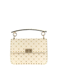 White Lamb Leather Shoulder Bag