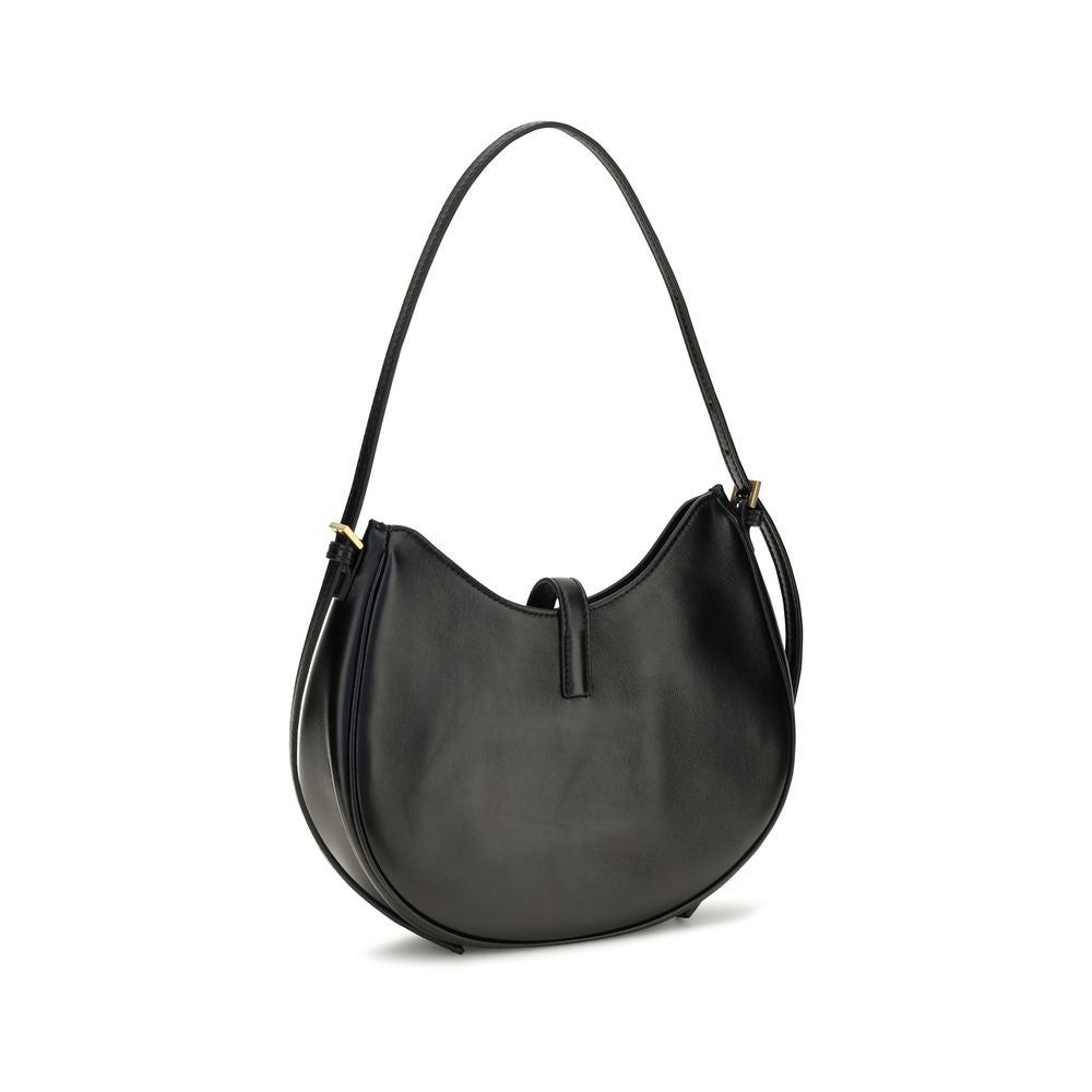 Black Calf Leather Bos Taurus Shoulder Bag