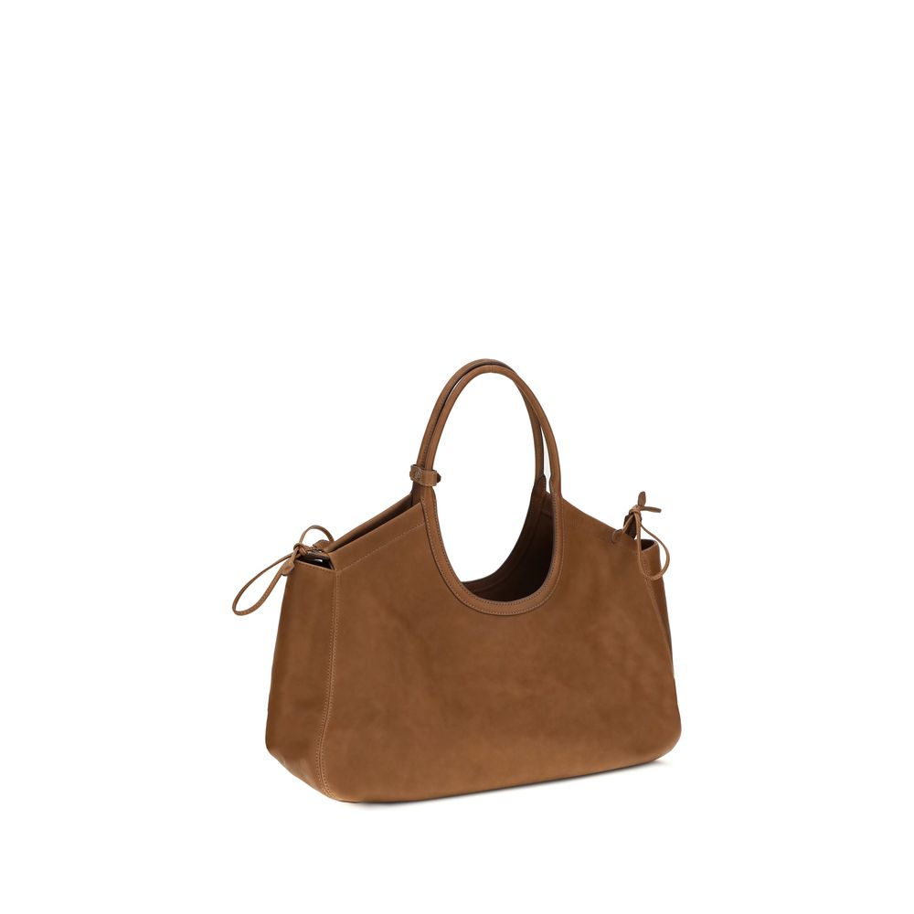 Brown Lamb Ovis Aries Shoulder Bag