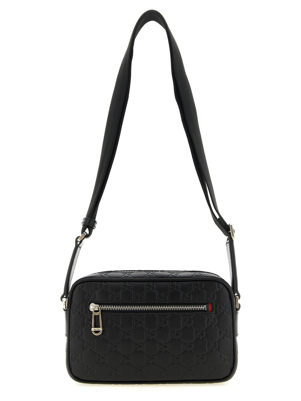 Black Calfskin Crossbody Bag