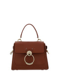 Brown Calf Leather Tess Handbag