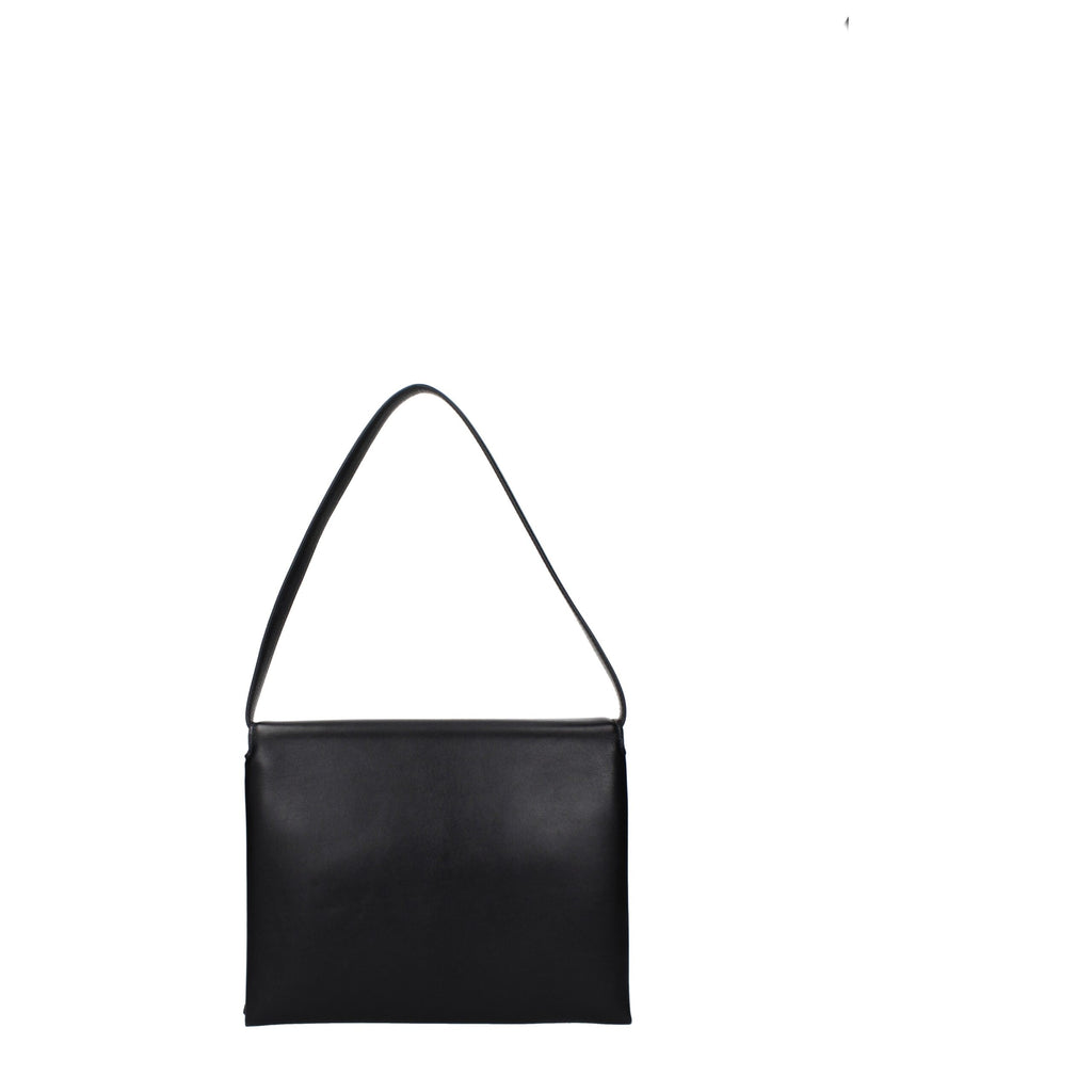Black Leather Shoulder Bag